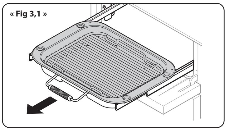 FALCON ELISE 110 INDUKTION - Utilisation de la grille coulissant - 1
