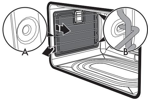 SMEG SCB91XI9 - Démontage des panneaux autonettoyants et des supports des grilles/lechefrites - 1