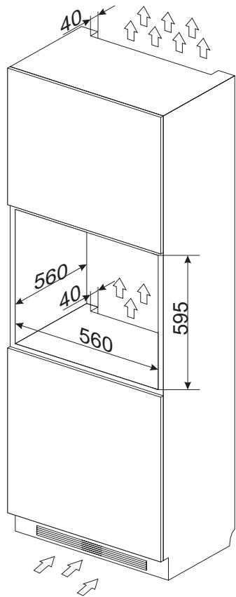 FAGOR 8H-198ADTCN - Installing the oven - 2