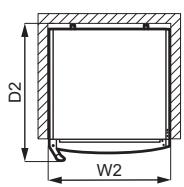 AEG RCB633E6NW - Dimensions - 4