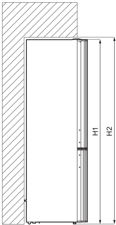AEG RCB633E6NW - Dimensions - 1