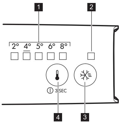 AEG RCB633E6NW - BANDEAU DE COMMANDE - 1
