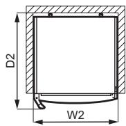 AEG RCB633E6NW - Abmessungen - 4
