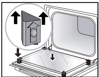 SAUTER SOP2434X - - Remontage des vitres de la porte - 1