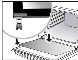 SAUTER SOP2434X - - Remontage des vitres de la porte - 3