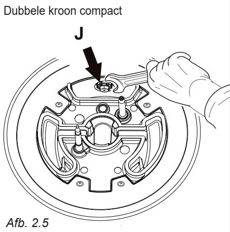 DELONGHI DLCV965X2 - REGELING VAN DE KLEINSTAND   VAN DE BRANDERS VAN HET   WERKBLAD - 2