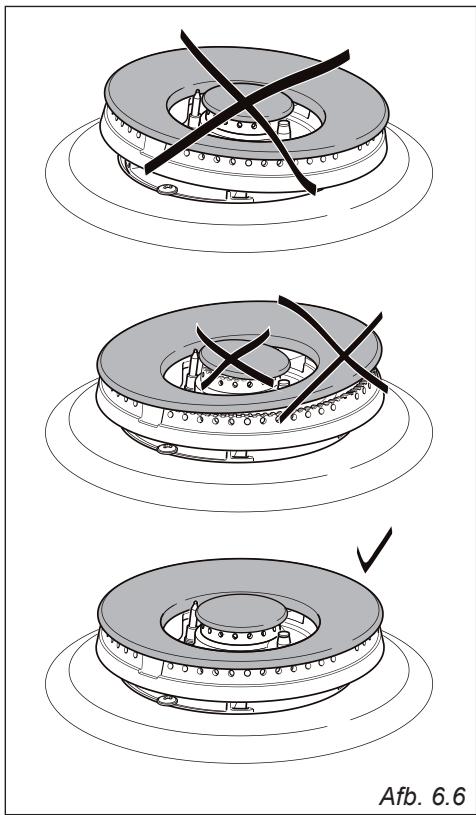 DELONGHI DLCV965X2 - CORRECTE PLAATSING VAN DE BRANDER DUBELE KROON COMPACT - 4