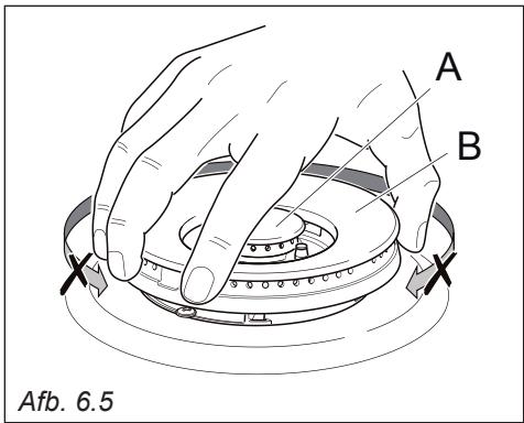 DELONGHI DLCV965X2 - CORRECTE PLAATSING VAN DE BRANDER DUBELE KROON COMPACT - 5
