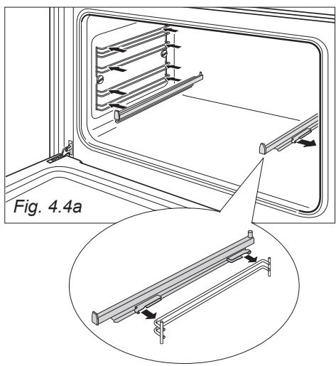 DELONGHI DLM90XL - NOTA IMPORTANTE: Nella cottura al girarrosto non porre il vassoio con girarrosto sulle slitte scorrevoli telescopiche. - 1