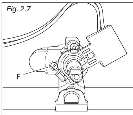 DELONGHI PEMC64 - REGOLAZIONE DEL MINIMO DEI BRUCIATORI DEL PIANO A GAS - 1