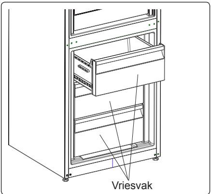 AEG RCB632E4MX - Het verwijderen van de chiller-plank - 1