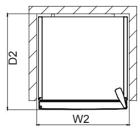 AEG RCB632E4MX - Dimensions - 2