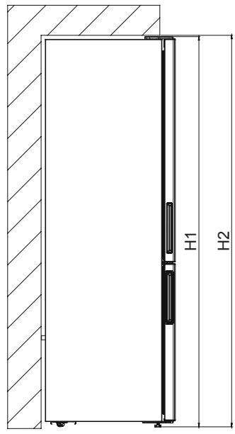 AEG RCB632E4MX - Dimensions - 1