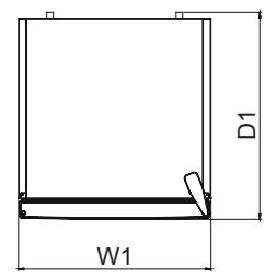 AEG RCB632E4MX - Dimenzije - 3