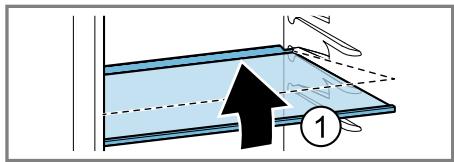 BOSCH KIR415SE0 - KIR415SE0-B - Removing the shelf - 1