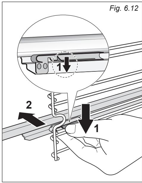 DELONGHI PRO66MA - PRO66MC - Supports de GRILLE coulissants (optional, certains modèles seulement) - 3