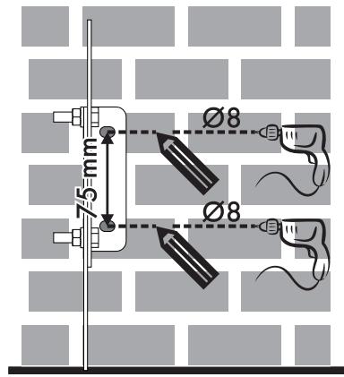 SMEG SCB61PIN9 - Fixation murale - 8