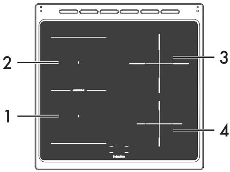SMEG SCB61PIN9 - Plaque de cuisson - 1
