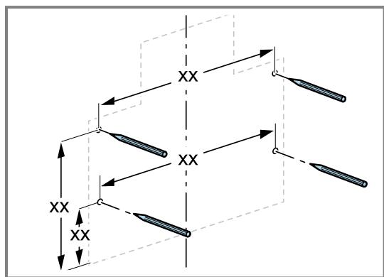 BOSCH DWK65DK60 - Préparation du mur - 1