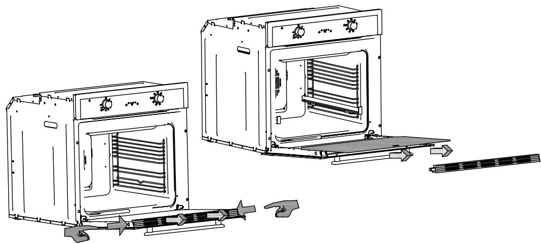 EDESA EOE-4520 X - Desmontaje del cristal trasero para limpieza - 1