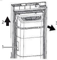 HAIER HSOGPIF9183 - Wyjmownikie pojemnika na lód (Rys. 7.4.2) - 1