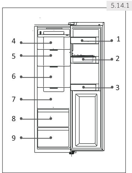 HAIER HSOGPIF9183 - Tárolás a hútóterben - 1