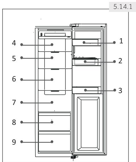 HAIER HSOGPIF9183 - Bewaren in de koelkast - 1