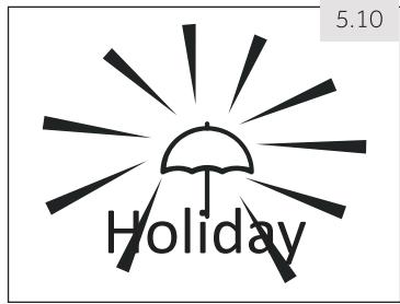 HAIER HSOGPIF9183 - 5.10Λειτουργία Holiday (Διακοπές) - 1