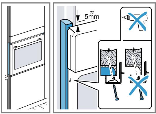 SIEMENS CS736G1B1 - Pour les cuisines sans poignée avec baguette poignée verticale : - 3