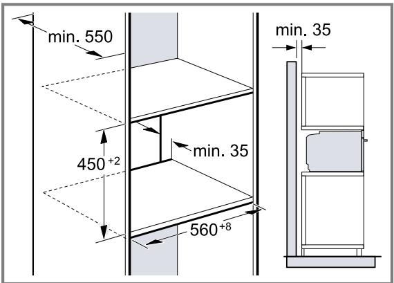 NEFF C24MS31N0 - Installation dans un meuble haut - 1