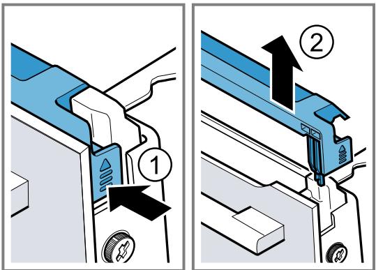 NEFF C24MS31N0 - Enlever le recouvrement de porte - 1