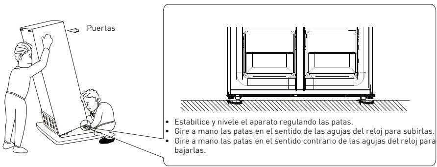 VALBERG 4D 421 E X742C - Anclaje y nivelacion del aparato - 1