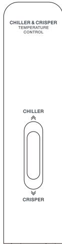 VALBERG 4D 421 E X742C - De temperatuur van de Crisper en Chiller bakken regelen - 1
