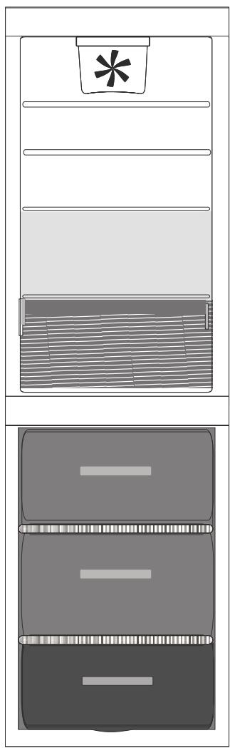 HOTPOINT H8 A1E S - OÙ CONSERVER LES ALIMENTS FRAIS ET LES BOISSONS - 1
