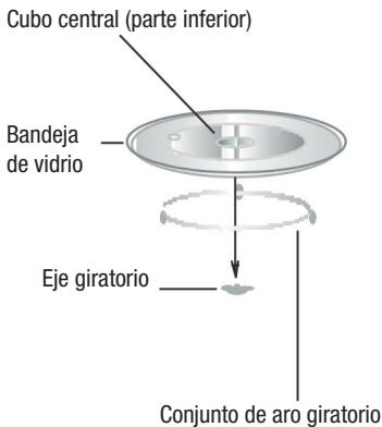 NODOR NM 25 TG WH - Instalación del Plato giratorio - 1