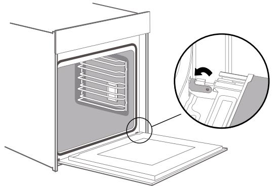 SCHOLTES SOFP1612X - Enlever le capot de la porte - 1
