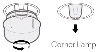 SCHOLTES SOFP1612X - Replace the lamp - 2