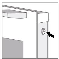 SCHOLTES SOFP1612X - Removing the door cover - 2
