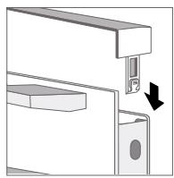 SCHOLTES SOFP1612X - Enlever le capot de la porte - 4