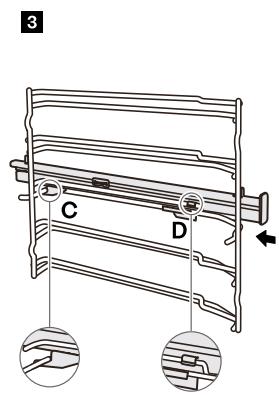 SCHOLTES SOFP1612X - Installer les rails téléscopiques - 3