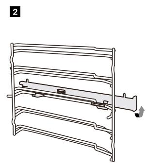 SCHOLTES SOFP1612X - Installer les rails téléscopiques - 2