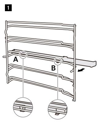 SCHOLTES SOFP1612X - Installer les rails téléscopiques - 1