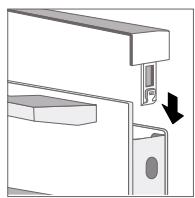SCHOLTES SOFP1612X - Removing the door cover - 4