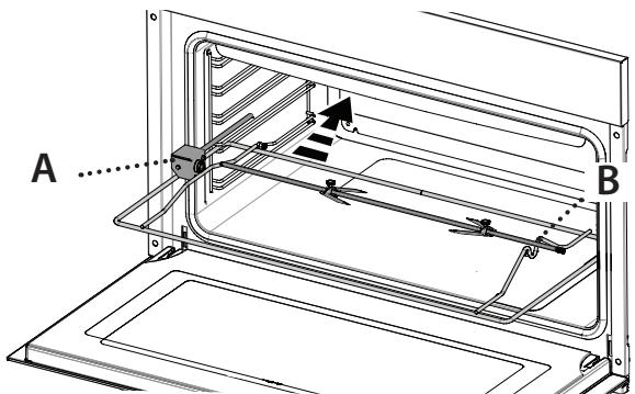 HOTPOINT MS3734IXHA - COME UTILIZZARE IL GIRARROSTO - 1
