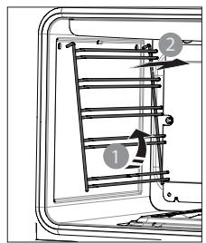 HOTPOINT MS3734IXHA - TOGLIERE E RIMONTARE LE GRIGLIE LATERALI - 2