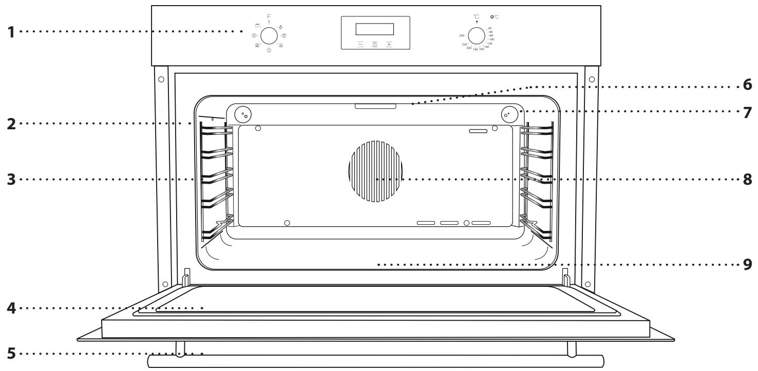 HOTPOINT MS3734IXHA - DESCRIEREA PRODUSULUI - 1