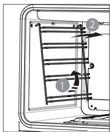HOTPOINT MS3734IXHA - RETIRARE REPORTAS GUIAS DE NIVEL - 2