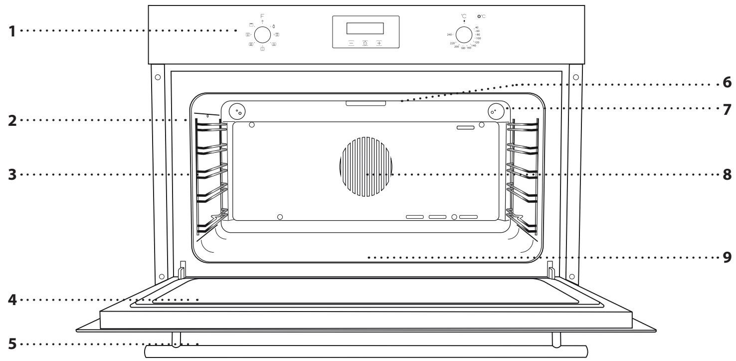 HOTPOINT MS3734IXHA - DESCRÊÇÃO DO PRODUCTO - 1