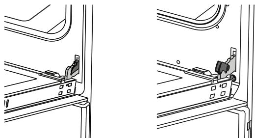 HOTPOINT MS3734IXHA - REMOVING AND REFITTING THE DOOR - 1