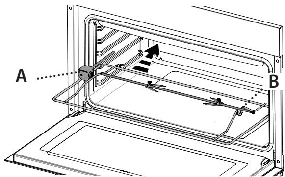 HOTPOINT MS3734IXHA - COMO UTILIZAR O ESPETO - 1
